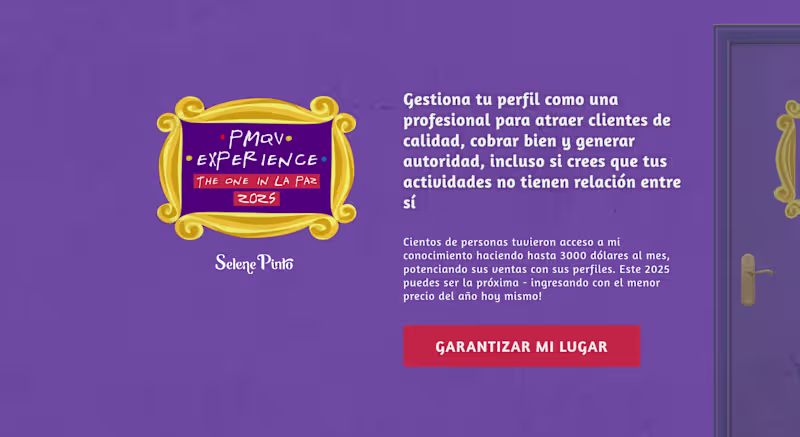 Cover image for Landing Page for Selene Pinto