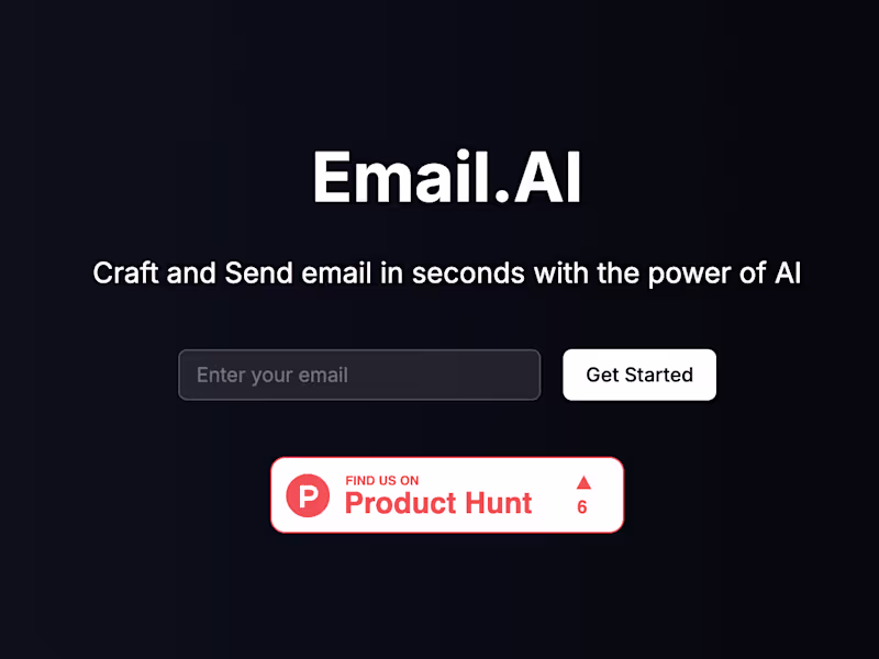 Cover image for AI Powered Email Generator
