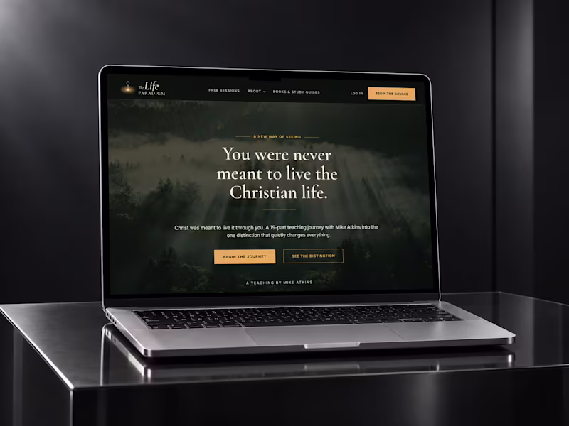 Cover image for The Life Paradigm — Custom Kajabi Website & Course Enrollment