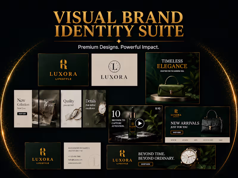 Cover image for Premium :  Complete Visual Brand Identity and Content Suite