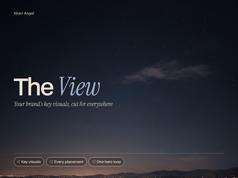 Cover image for The View: Your Brand's Key Visuals, Cut for Everywhere
