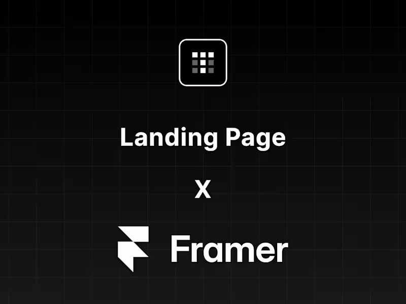 Cover image for Framer Landing Page in 3 Days