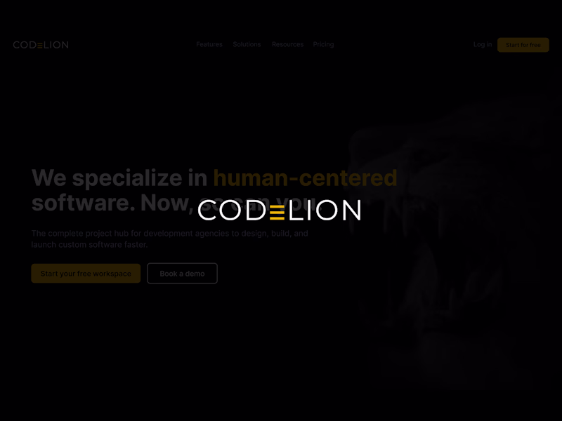 Cover image for CodeLion — SaaS Onboarding Design