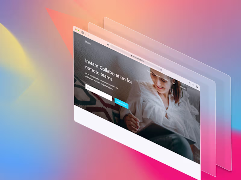 Cover image for Team Website - Landing Page + Webflow Development