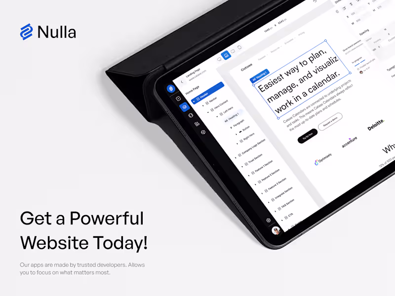 Cover image for Nulla - Website Builder Platform