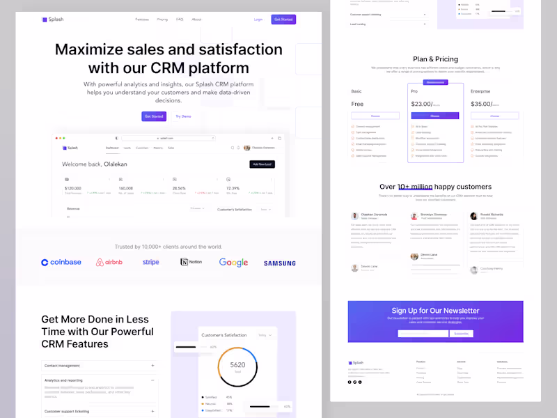 Cover image for CRM Landing Page A landing page isn’t just a visual entry po...