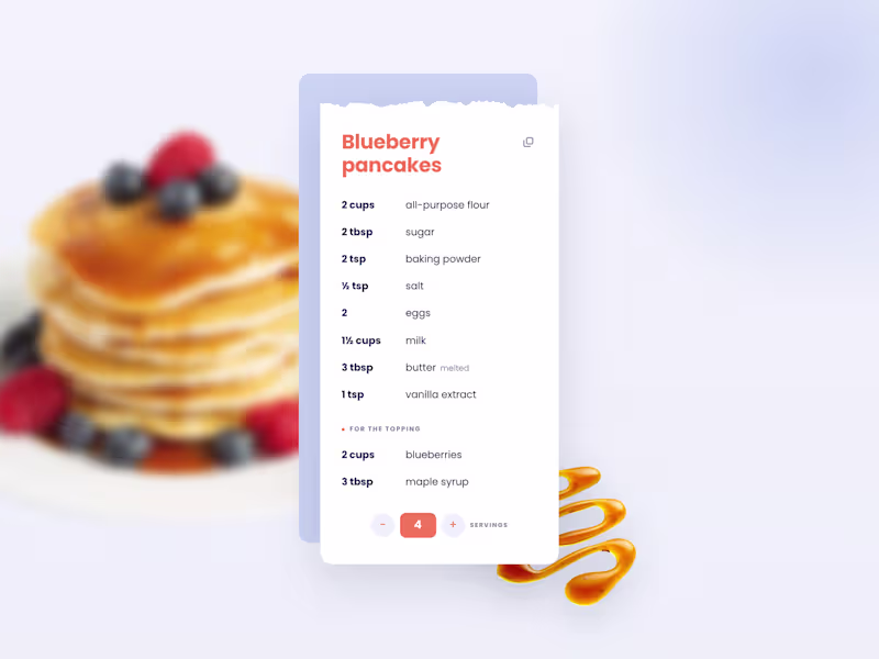 Cover image for Recipe Scaler, a Framer component
