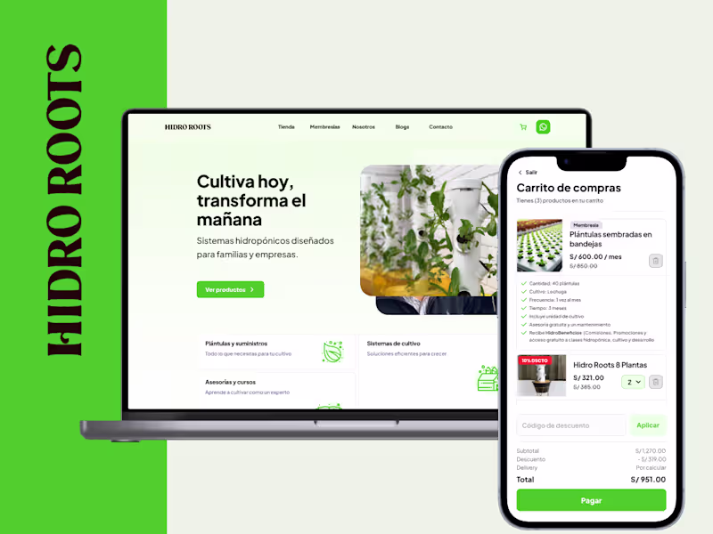 Cover image for HidroRoots Website Responsive