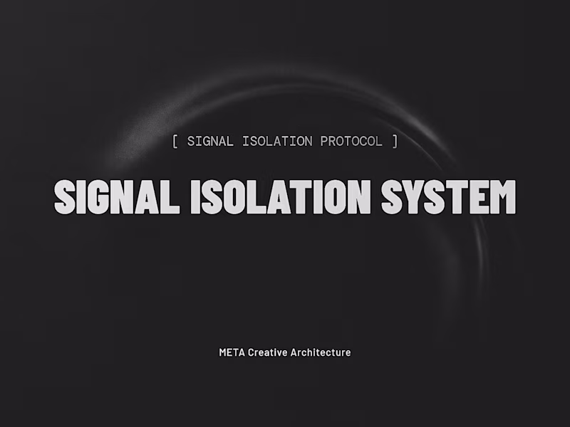 Cover image for Opalènne | Meta Creative Signal Architecture