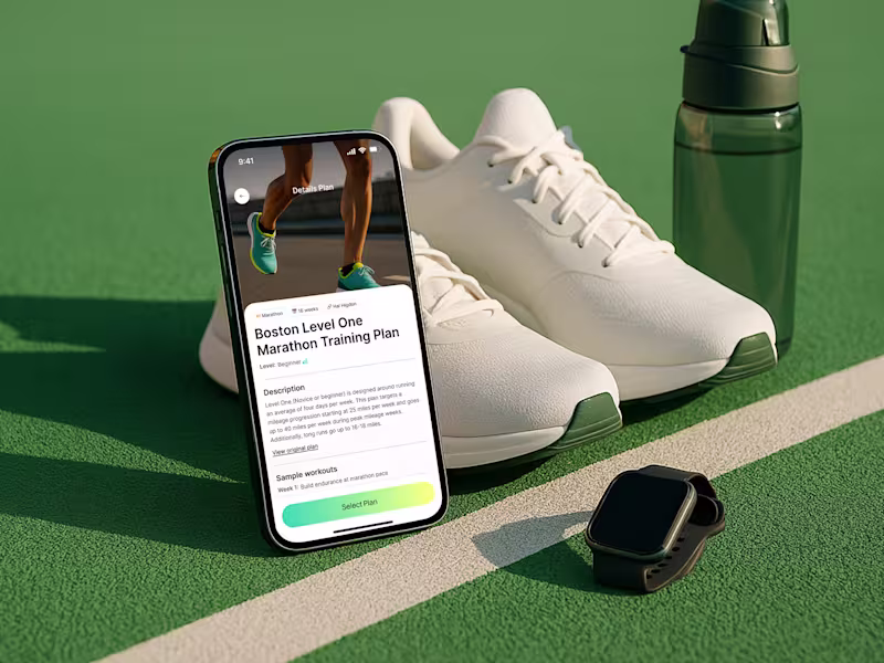 Cover image for Run Cal. Sports App. Smart Runs. | Fitness app | UI/UX