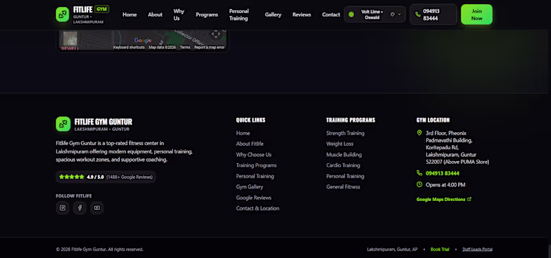 Cover image for Create a premium, modern, high-converting fitness gym websit...