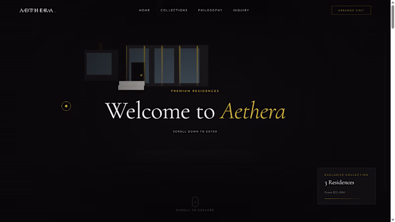 Cover image for Premium real estate landing page