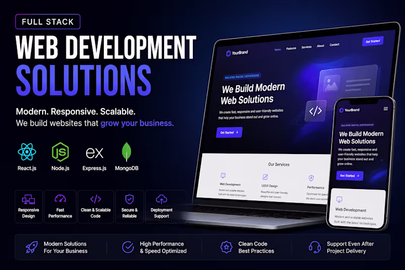 Cover image for Full Stack Business Website Development