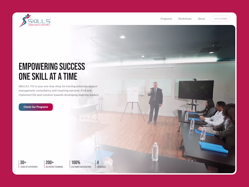 Cover image for SKILLS L-T-D — a targeted training consultant