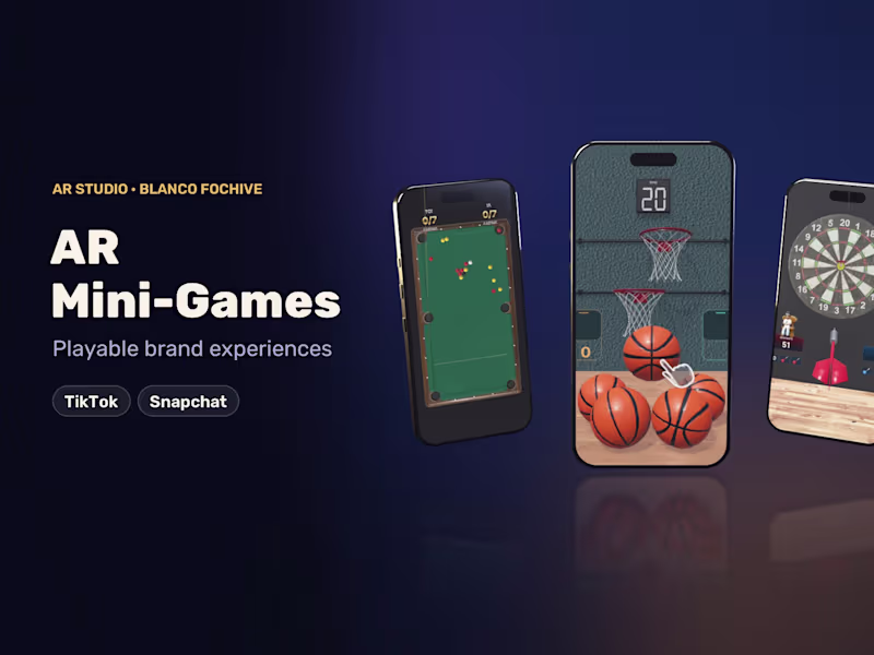 Cover image for Branded AR Mini-Game for TikTok & Snapchat
