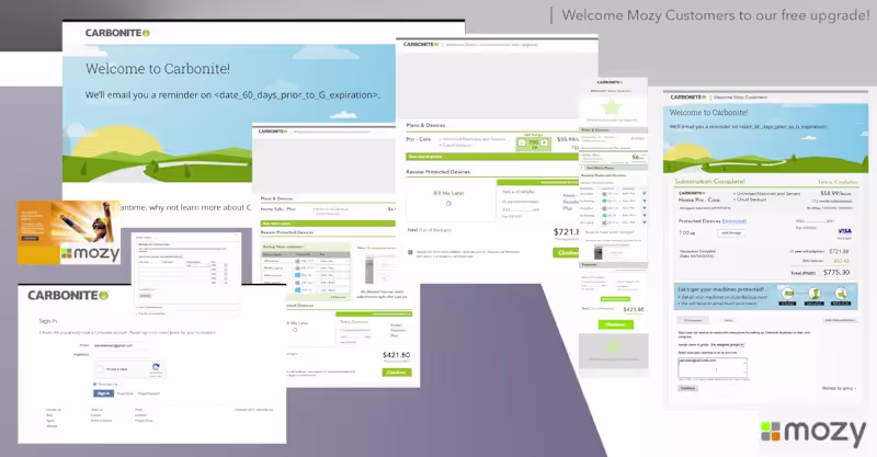 Cover image for Mozy to Carbonite Migration