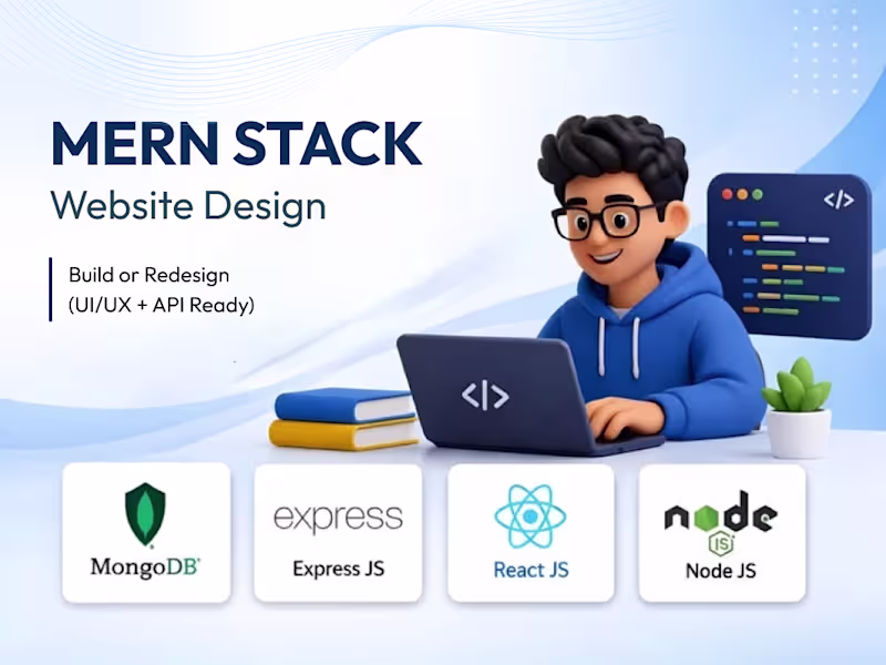 Cover image for Build a MERN Stack Website or Web Application