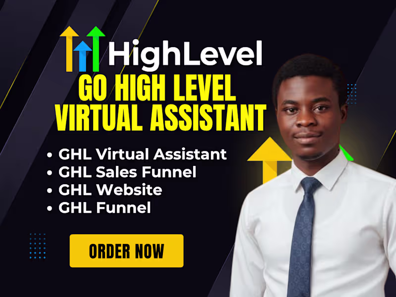 Cover image for GoHighLevel Virtual Assistant, CRM & Automation Support