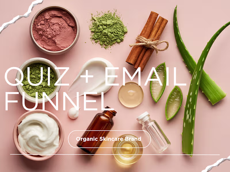 Cover image for Quiz Funnel Strategy, Copywriting and Email Sequences 