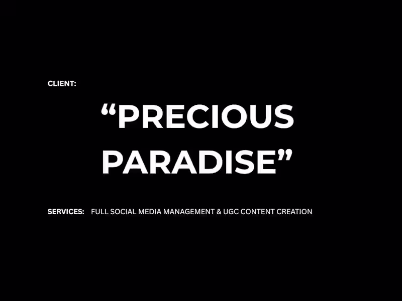 Cover image for Precious Paradise - Beauty & Lifestyle Influencer 