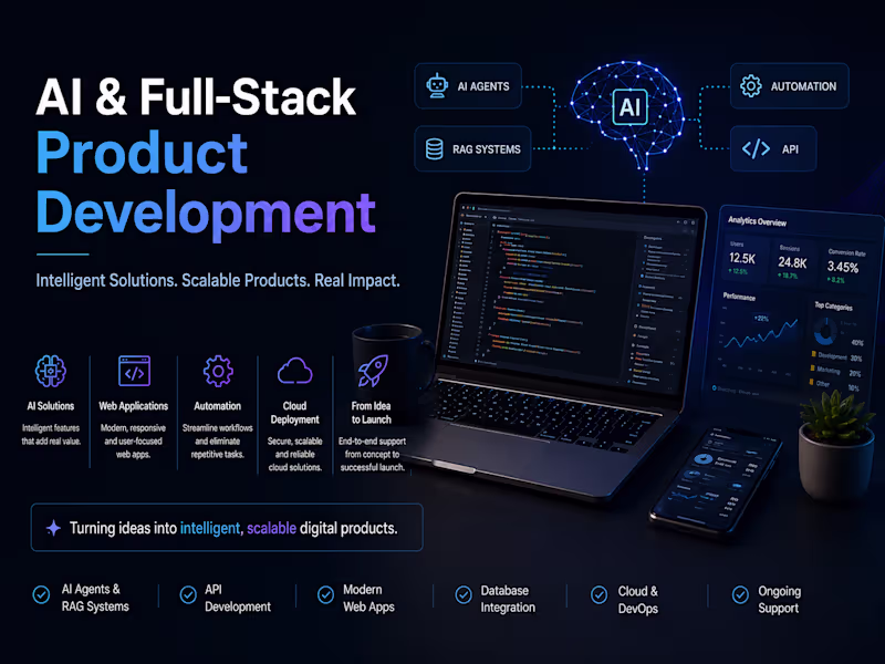 Cover image for AI & Full-Stack Product Development
