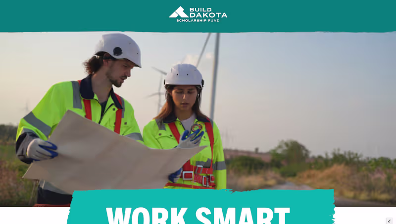 Cover image for Work Smart South Dakota - Webflow Website