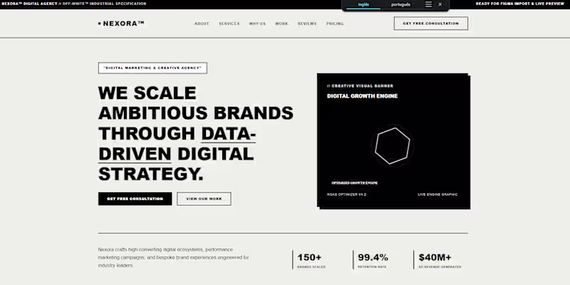 Cover image for Nexora Digital Agency — High-Converting