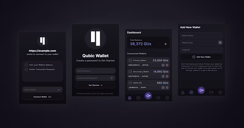 Cover image for Chrome Extension — Qubic Wallet
