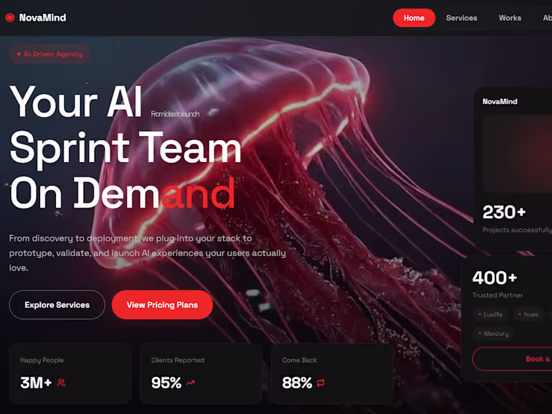 Cover image for 🚀 NovaMind — AI Agency
