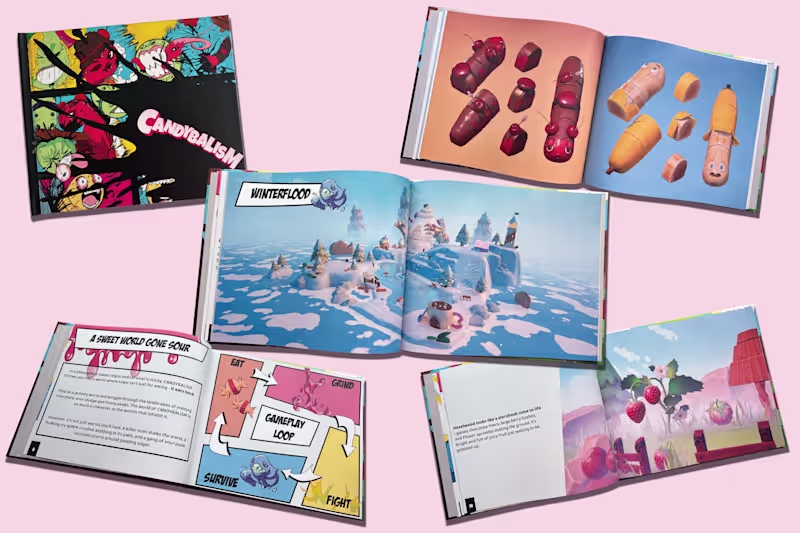 Cover image for Game Artbook! I created a book this game to properly showcas...
