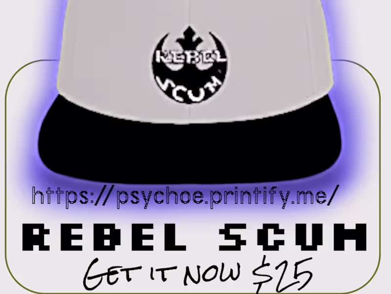 Cover image for Rebel Scum POD Hat For Star Wars Day