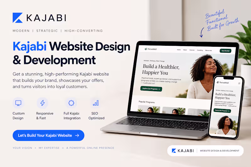 Cover image for Kajabi Website Design & Development