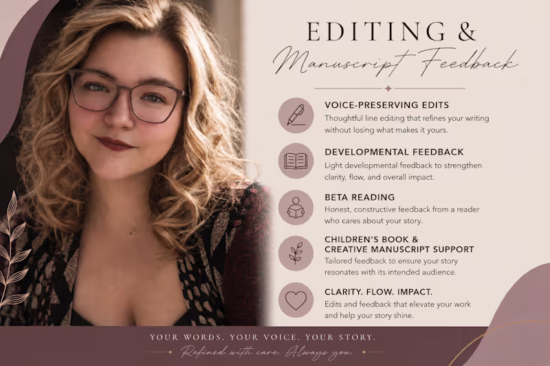 Cover image for Editing & Manuscript Feedback