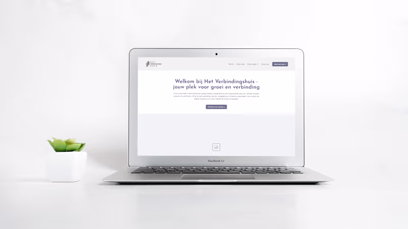 Cover image for Het Verbindingshuis — UX/UI Wireframes Project
