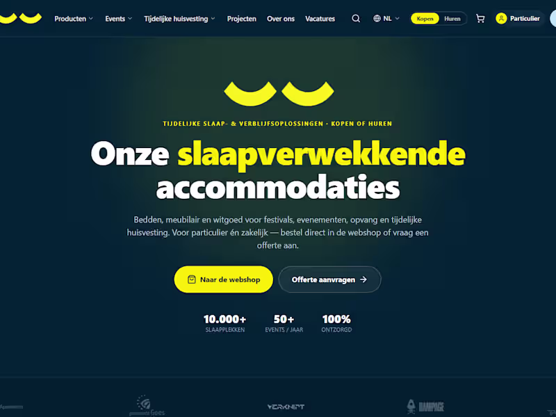 Cover image for The Sleeping Agency — tijdelijke slaap- & verblijfsoplossingen