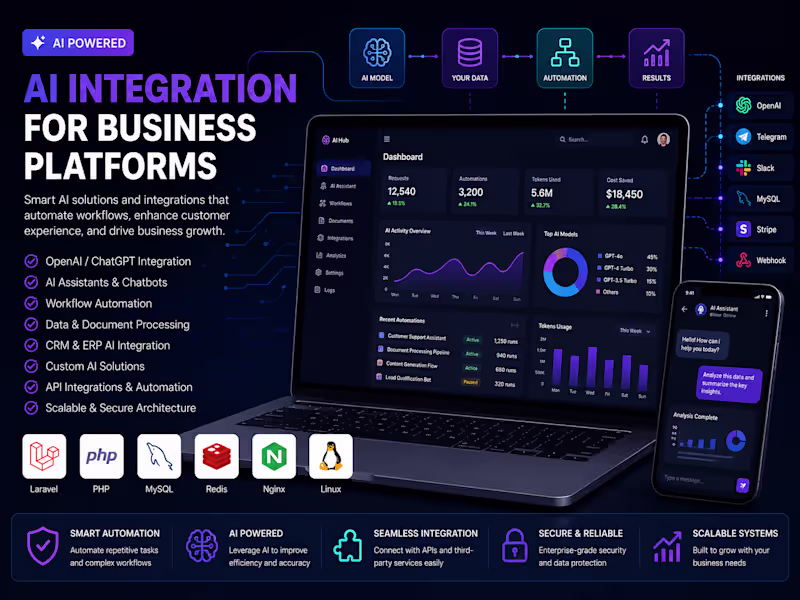 Cover image for AI Integration for Business Platforms