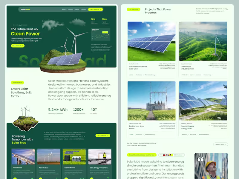 Cover image for Modern Solar and Renewable Energy