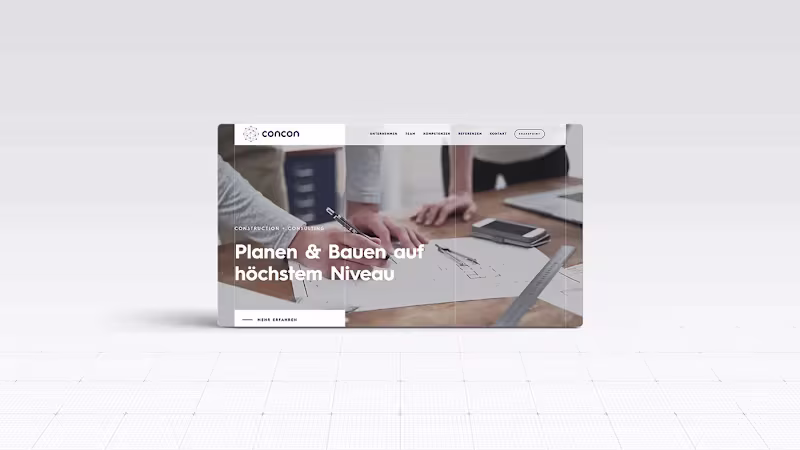 Cover image for Website Redesign / Concon Engineering