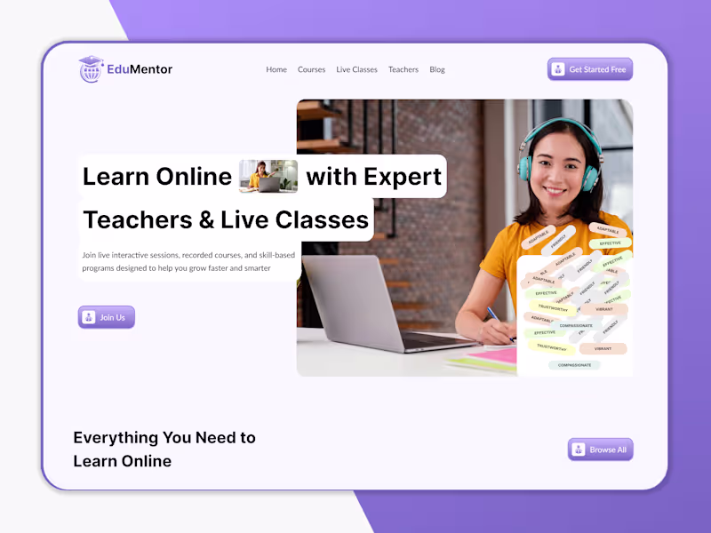 Cover image for 📚✨ Shape the Future of Learning – Education Masters Website...