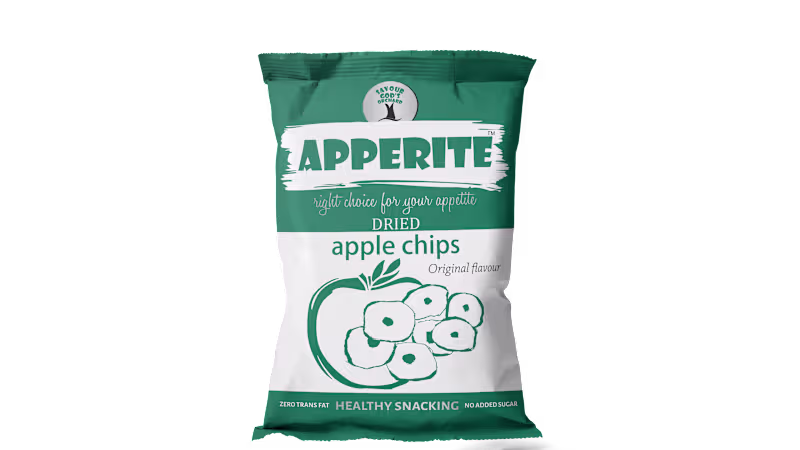 Cover image for Apperite — Apple Chips Branding & Packaging