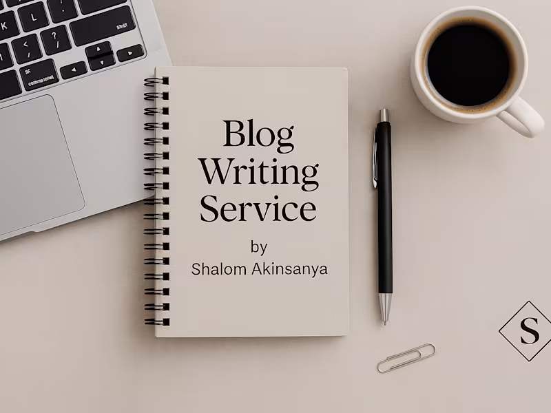 Cover image for Blog Post Writing – 1 Article