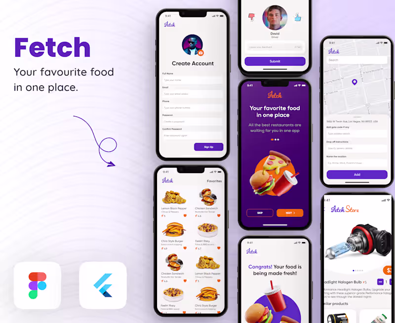 Cover image for Fetch Food - USA Food