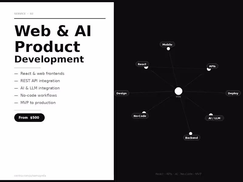 Cover image for Web & AI Powered Product Development