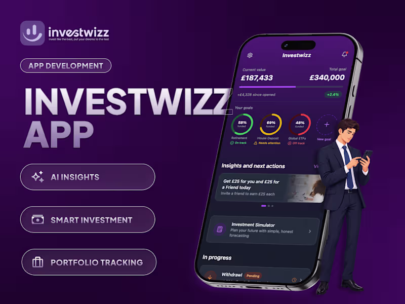 Cover image for InvestWizz | Investment Planning & Portfolio Tracking | Reac...