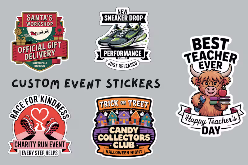 Cover image for Custom Stickers for your special event