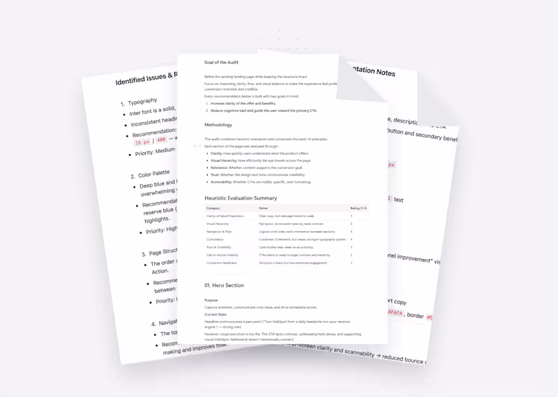 Cover image for UX Audit & Product Diagnosis