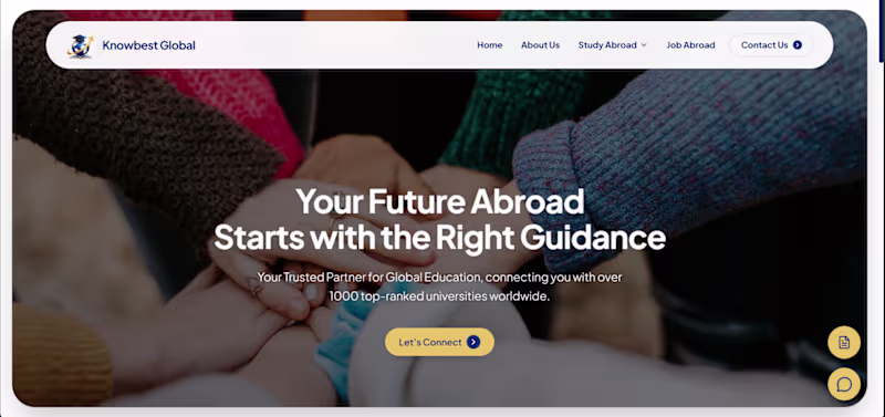 Cover image for Knowbest Global 
Full Front end