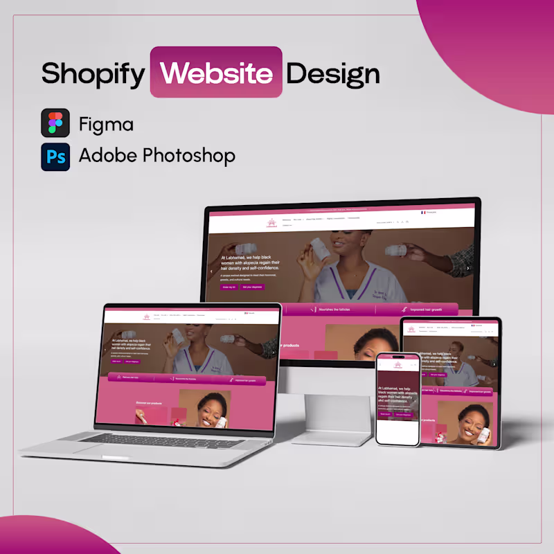 Cover image for Shopify website redesign- Labhamae -Wellness