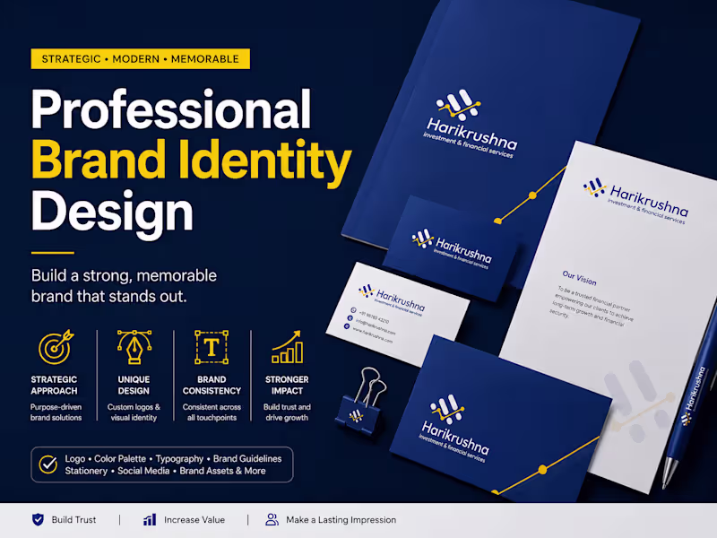Cover image for Premium Brand Identity & Visual Strategy for Modern Businesses