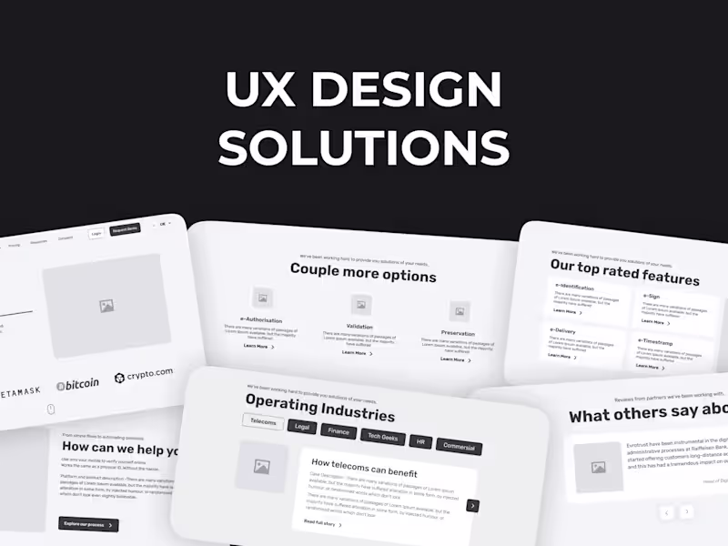 Cover image for Digital Solution with Intuitive UX Design Mastery